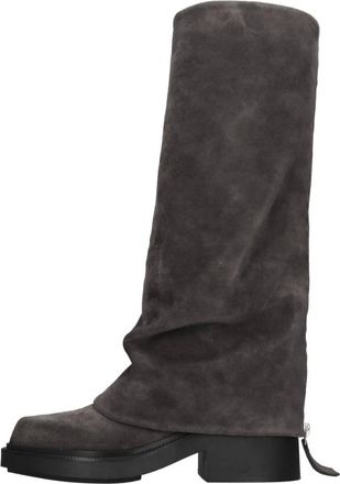 Vic Mati&eacute; Schoenen, Dames, Grijs, 41 EU, Su&egrave;de, Over-knee Su&egrave;de Laarzen