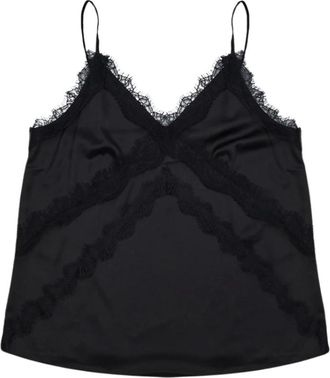 Gestuz Tops, Dames, Zwart, L, Sleeveless Tops