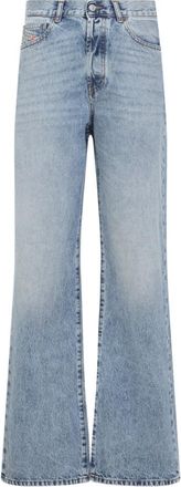 Diesel Blue Flared High Rise Jeans