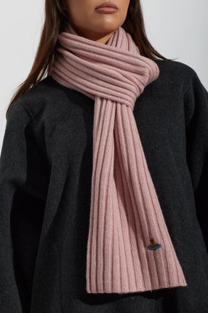 Vivienne Westwood Cashmere Scarf Classic, Unisex, Pink