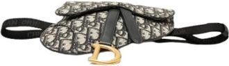 Dior Pre-owned The Saddle Belt Bag - - Pre-owned - Donna - Blu - ONE SIZE