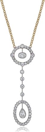 Mindi Mond Double Floating Pendant Necklace in Plat 18Kyg at Nordstrom