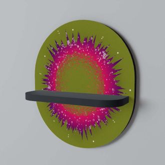 OEM Explosion Essence Estante Ovalado Negro