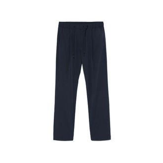 Herno Blue Elastane Casual Mens Pants