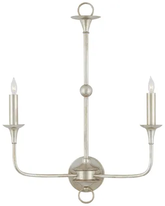 Currey & Company Nottaway Champagne 2-Light Wall Sconce