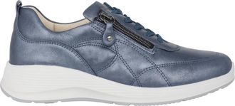 Waldl&auml;ufer Blauwe Brede Sneakers voor Vrouwen - Dames - Sneakers - Blauw - 37 1/2 EU - Schoenen