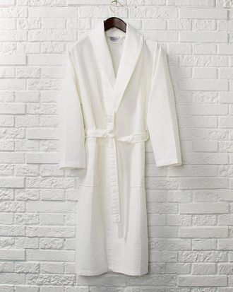 Linum Home Textiles Unisex Waffle Weave Bathrobe