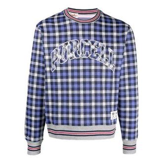 Converse Mens Converse x Todd Snyder Crossover Series Plaid Pattern Loose Long Sleeves Blue 10022721-A01