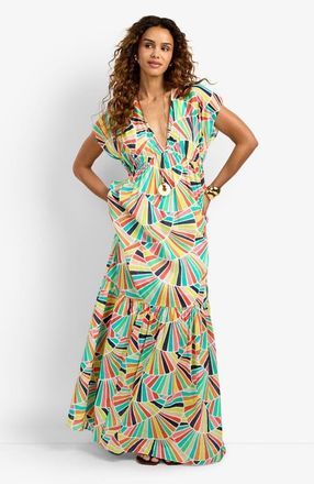 Trina Turk Capecod Printed Dress in Coppelia at Nordstrom, Size X-Small