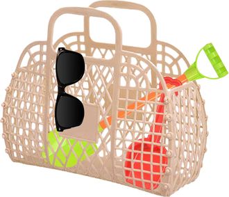 Generic Jelly Purse - Easter Kids Basket,Jelly Handbags Tote Easter Storage Basket Reusable for Women Summer Children Wedding Beach Concert