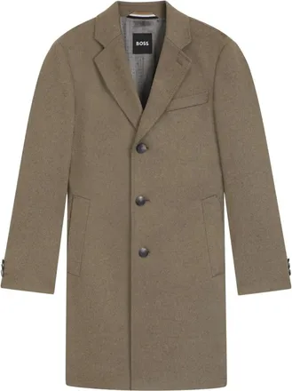 HUGO BOSS Heren, Mantels, Beige, Maat: XL
