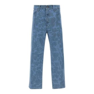 Carhartt Work in Progress Hombre, Vaqueros, Azul, Talla: W32