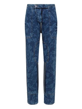 Dsquared2 Blue Straight Mid Rise Jeans