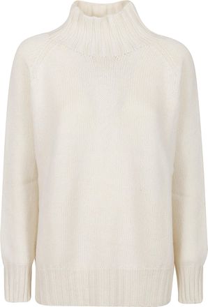 Aragona Over Raglan Cashmere Mock Sweater