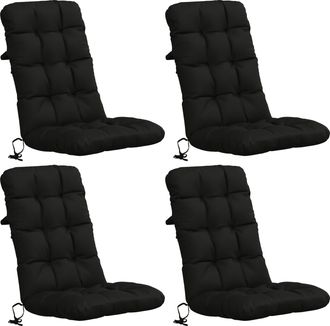 vidaXL Cojines Para Sillas De Respaldo Alto En 4 Piezas Vianen 4 Pcs Vidaxl