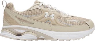 Under Armour Dames Apparition Tech Logo Leren Sneakers (Bruin)