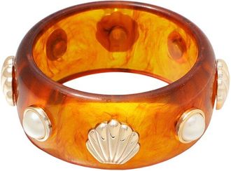 Adornia Adornia Studded Tortoise Cuff Bracelet