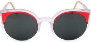 Retro Superfuture 52mm Cat Eye Sunglasses in Coral at Nordstrom Rack