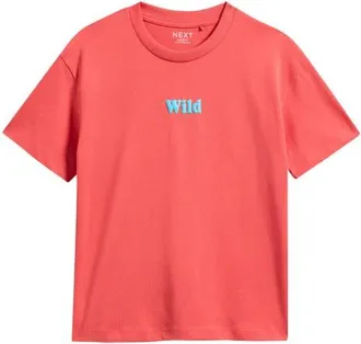 Next Kids Wild Graphic T-Shirt in Orange at Nordstrom, Size 18-24M