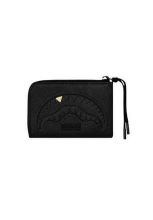 Sprayground Sprayground | Blacked Out Embossed Gold Tooth Wallet
