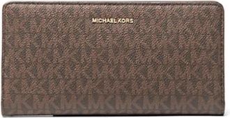 Michael Kors Bryant Wallet - Dames - Portefeuilles - Bruin - ONE Size - Polyester - Accessoires