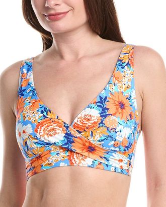 Sea Level Australia Rio Cross Front Multifit Bra Top