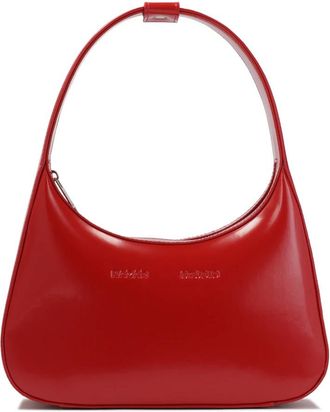 Kazar Rode handtas met handgreep - Dames - Schoudertassen - Rood - ONE Size - Leer - Tassen
