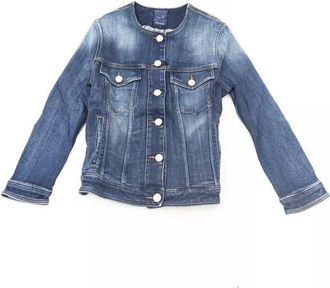 Jacob Cohen Womens Denim Jacket Classic Style - Blue Cotton - Size Medium