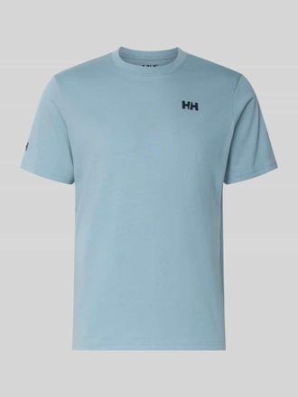 Helly Hansen T-Shirt mit Logo- und Motiv-Print Modell SHORELINE in Hellblau, Gr&ouml;&szlig;e XXL