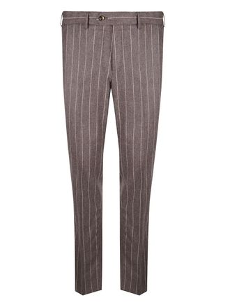 Pantaloni Torino striped trousers - Brown