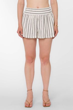 Velvet Heart Womens Sade Short In Black Stripe