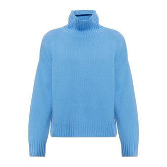 Lisa Yang Cashmere Turtleneck Olai - Heren - Truien - Blauw - Maat: 2XL Kasjmier