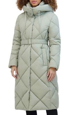 Kenneth Cole Powder Touch Matte Quilted Jacket in Sage at Nordstrom Rack, Size X-Small