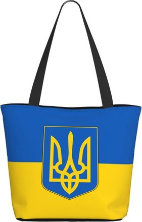 AOOEDM Flag Of Ukrainian Ladies Shopping Bag 13x11x7in.The Perfect ValentineS Day Gift.It Is The Best ValentineS Day Gift For Mom, Daughter, Wife,Etc