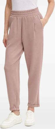 BOSS Scuba long-sleeve track trousers - women - Modal/Polyester/Elastane - 34 - Brown