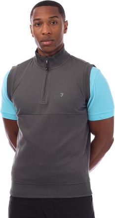 Farah Heren Clint Gilet (Grijs)