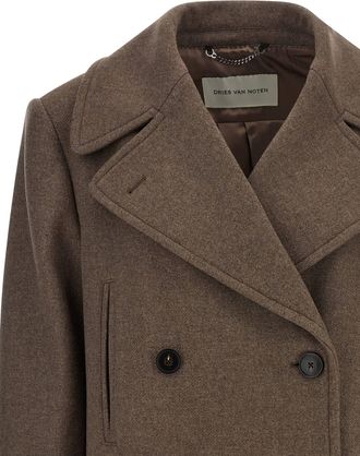 Dries Van Noten Wool Womens Coat