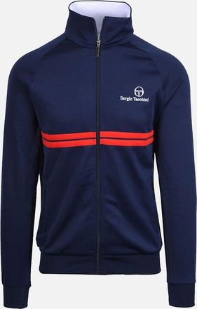 Sergio Tacchini Mens Sergio Tacchini New Dallas Track Top Maritime Blue/White/Red - Navy - Size: 40