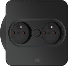 Bachmann Enchufe El&eacute;ctrico Empotrable De Dise&ntilde;o Negro