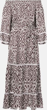 Melissa Odabash Abito midi Eclipse con stampa