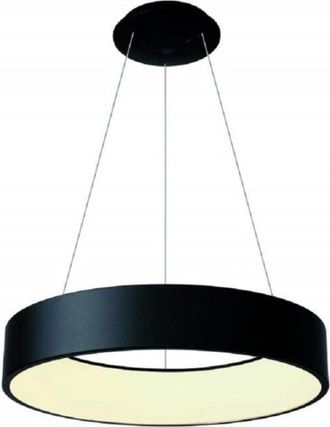 Trade Shop Trade Shop Traesio - Trade Shop - Lampada Sospensione Led 60w Cct Pendente Cerchio Lampadario Moderno Luce 230v 80cm - Negro