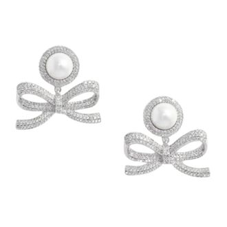 Self Portrait Oorbellen - Dames - Oorbellen - Grijs - ONE Size - Accessoires