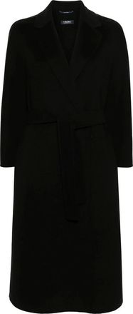Max Mara Dames, Mantels, Zwart, Maat: M Wol