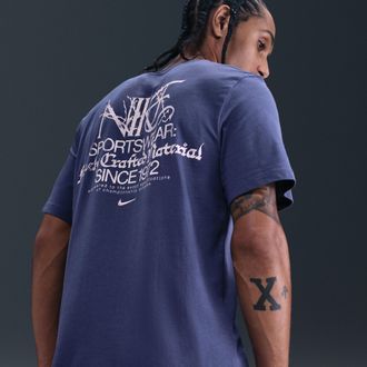 Nike Mens Nike Sportswear T-Shirt in Purple | HV0172-508