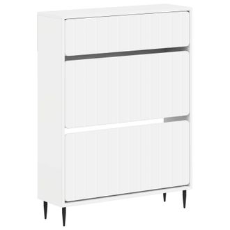 vidaXL Armario Zapatero Zwolle 78 X 24 X 103 Cm Madera De Ingenier&iacute;a Vidaxl