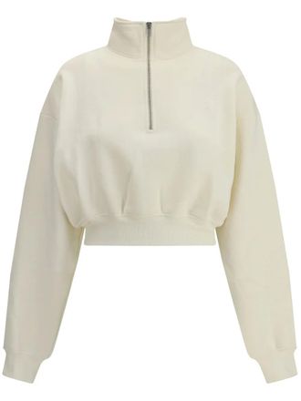 Éterne cropped sweatshirt - Neutrals