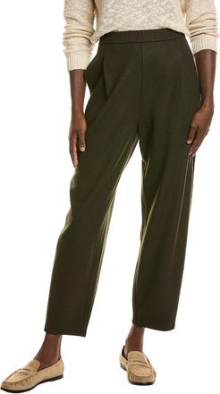 Eileen Fisher Ankle Pleated Wool Lantern Pant