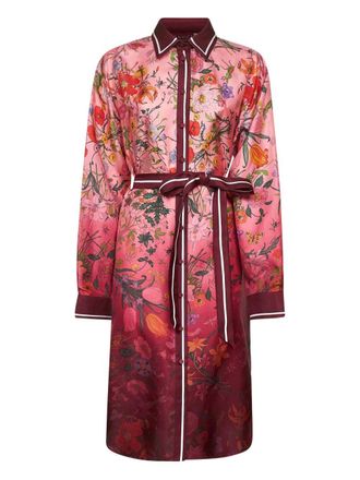 Gucci Printed Silk Dress-Donna