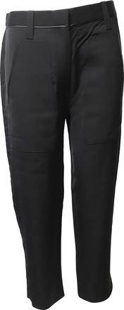 Victoria Beckham Tailored Trousers in Black Viscose