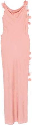 Cult Gaia Abito da sera lungo con decorazione - Rosa